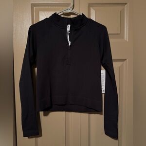 NWT - Rest Less Cropped Half Zip (size 6)